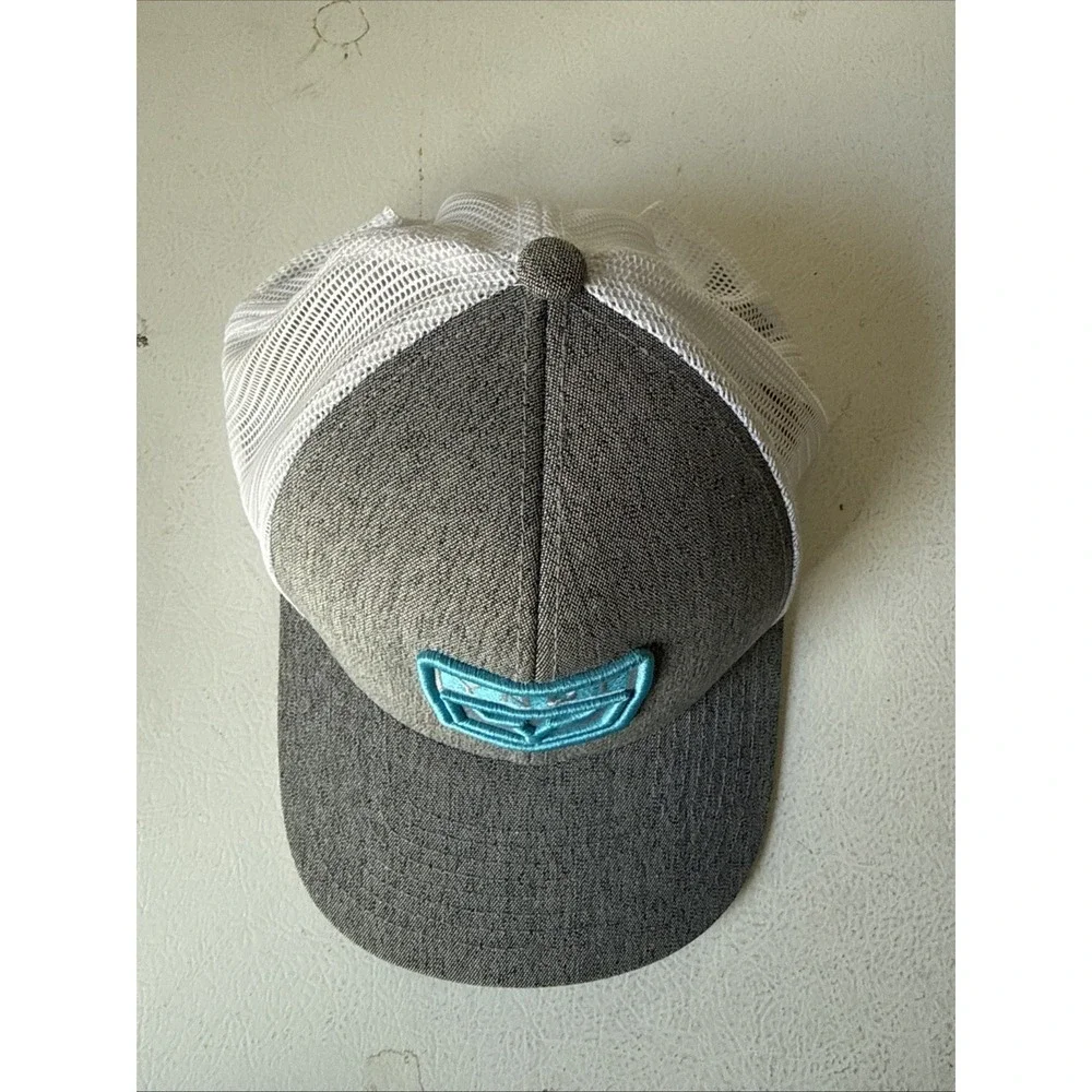 YNOT Hat Mesh CAP Brand Farm & Ranch Adjustable Snapback  Gray White